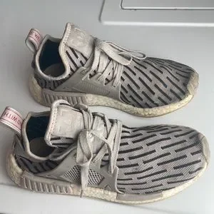 Adidas NMD XR1 Zebra Running shoes the brand with a three stripes size 8 1/2 8.5 Adidas NMD R1 Primeknit Zebra Sashiko White Sneakers Shoes  main image 4